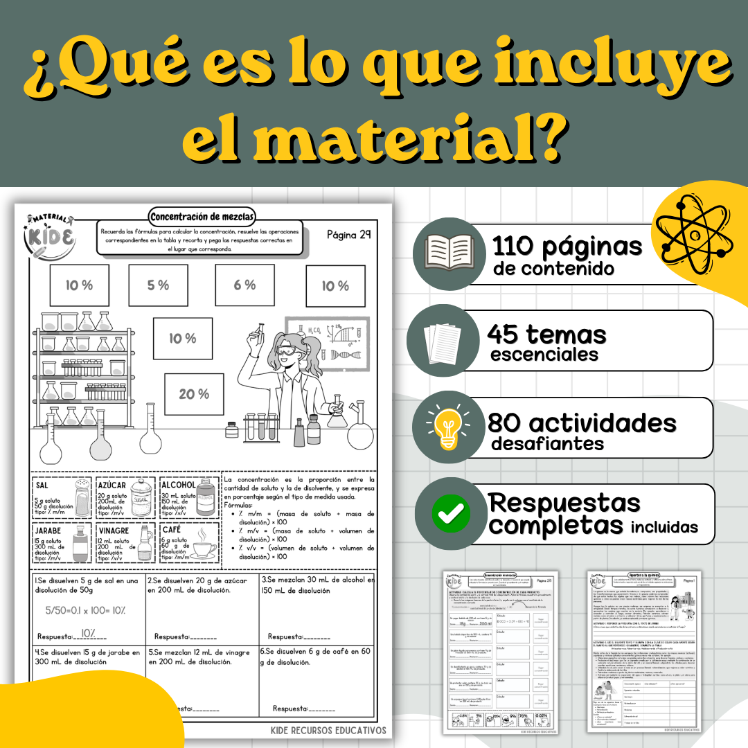 Tercer Grado Química en Acción